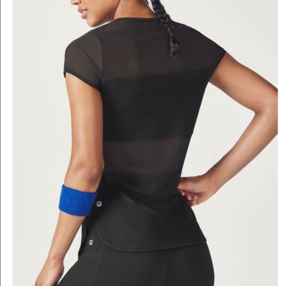 FABLETICS Daniela S/S Top in Black